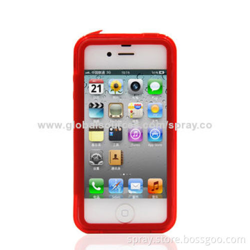 Slim Fit Premium TPU Folio Flip Cover Case for iPhone4, 4S